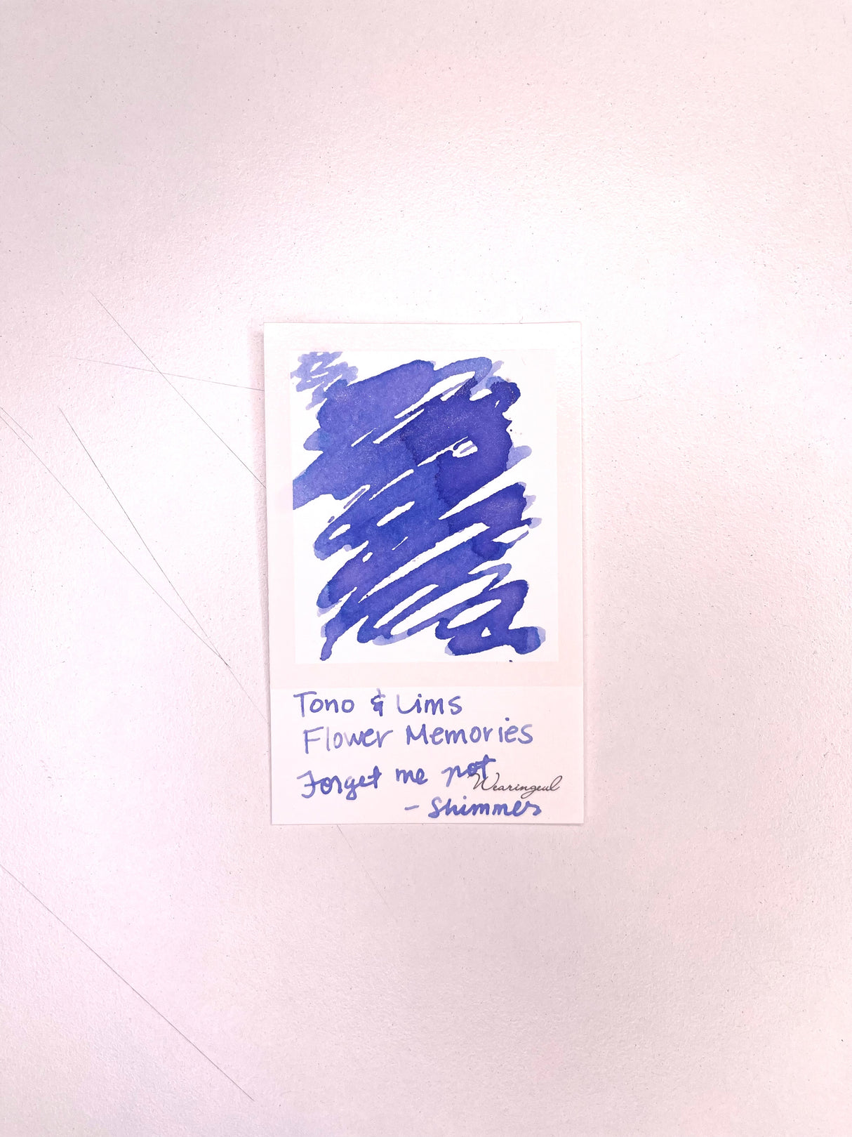 TONO & LIMS Flower Memories Forget-Me-Not Ink