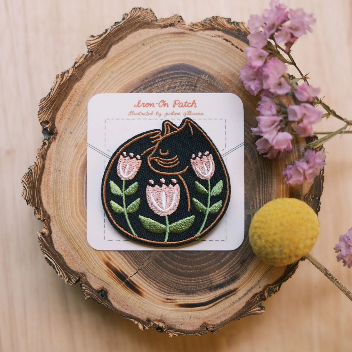 Cat Nap Iron-On Patch
