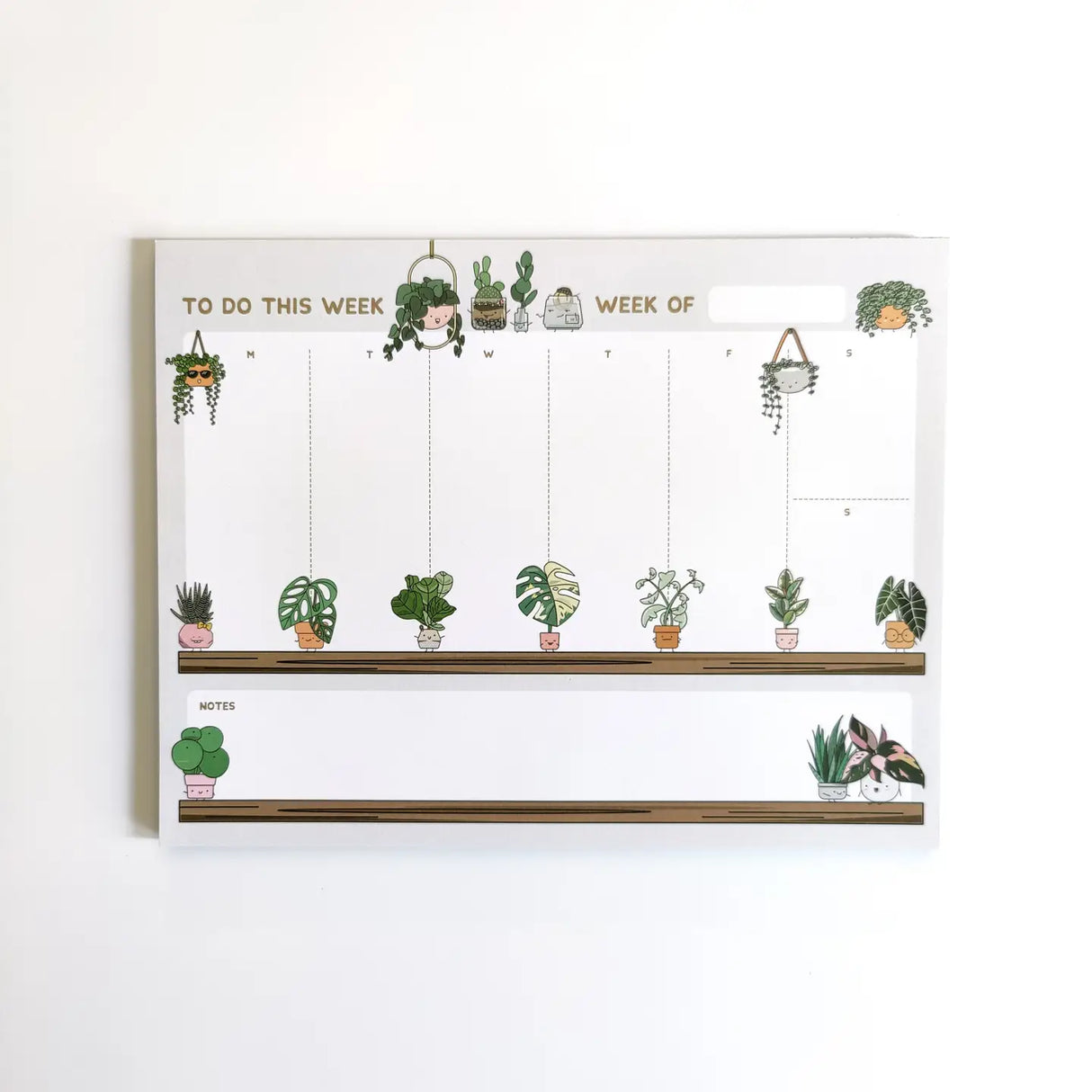Plant Buddies Weekly Planner Pad