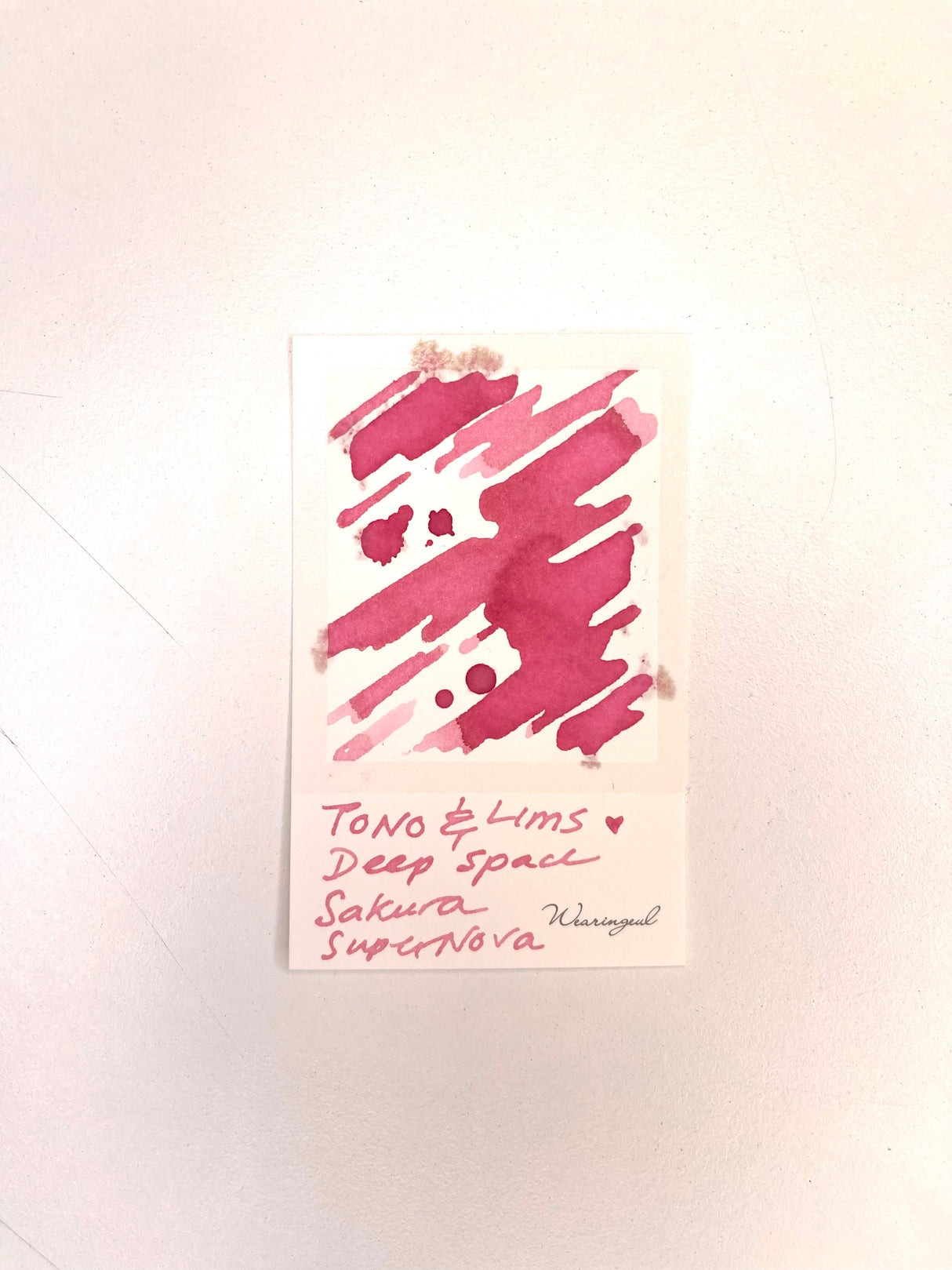 TONO & LIMS DEEEP SPACE Sakura Supernova Ink