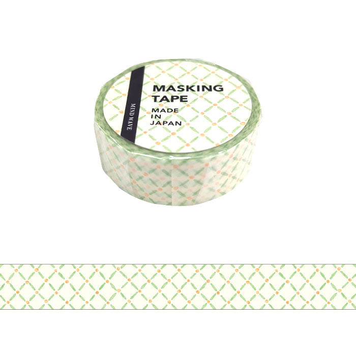 Cinta washi con estampado de cuadros escoceses