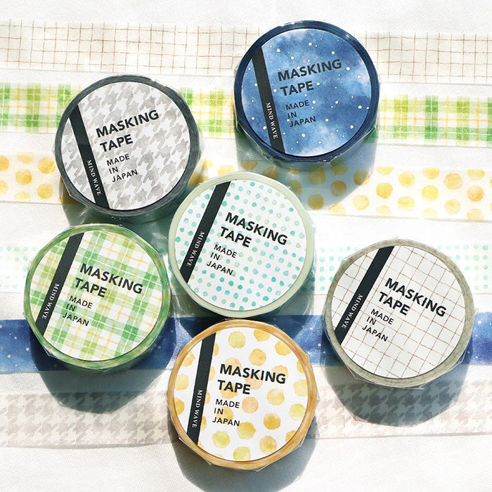 Mind Wave - Pattern Check 11 Washi Tape