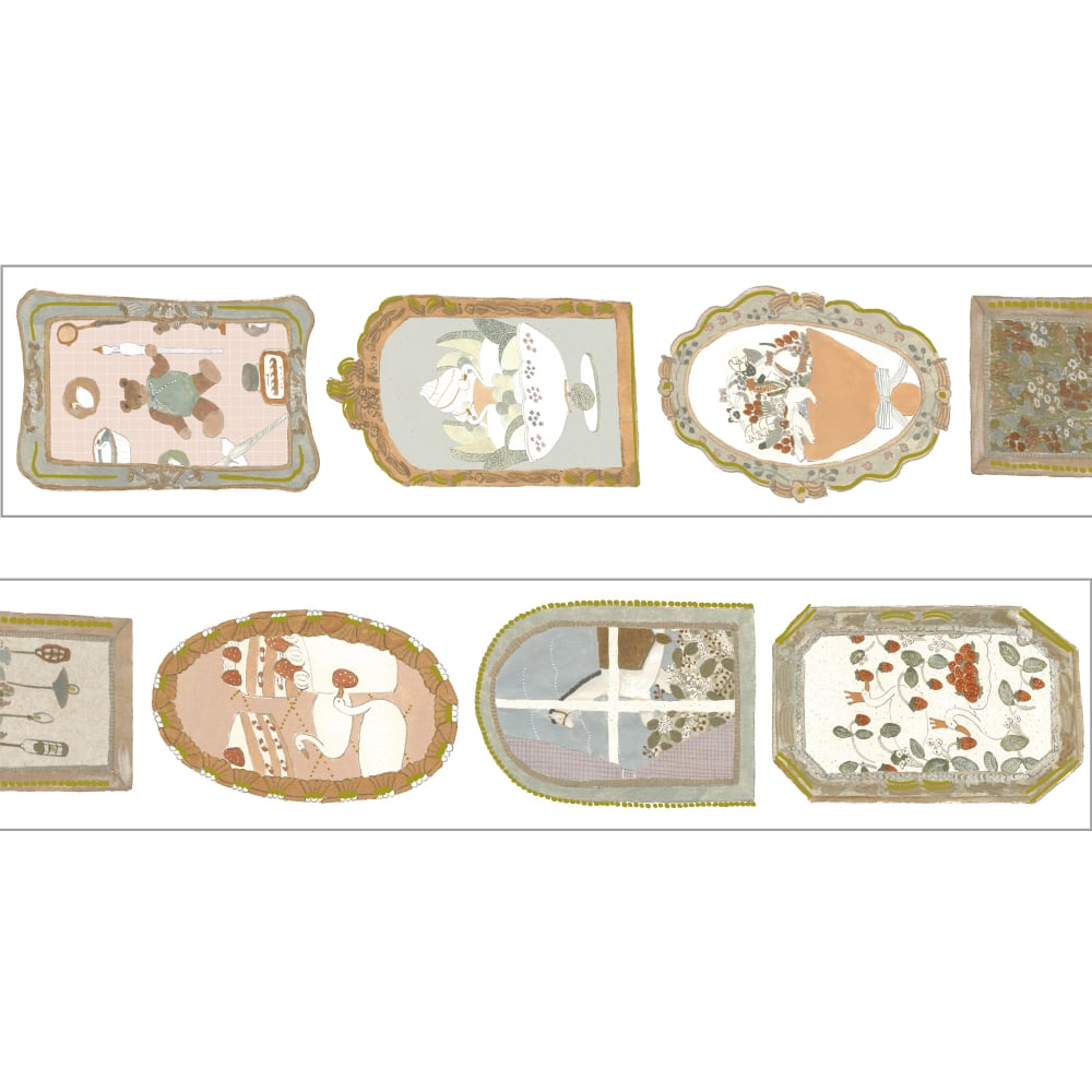 Tobimatsu Shoichiro Gold Foil Washi Tape - Foil Frame