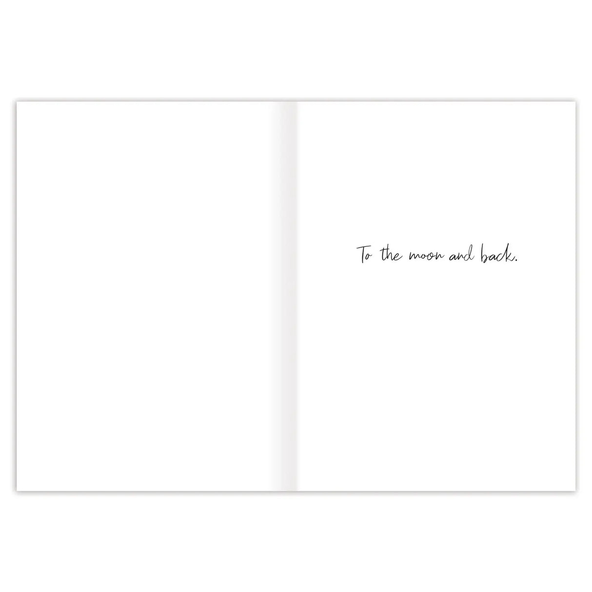 Moon Over Water Anniversary Card