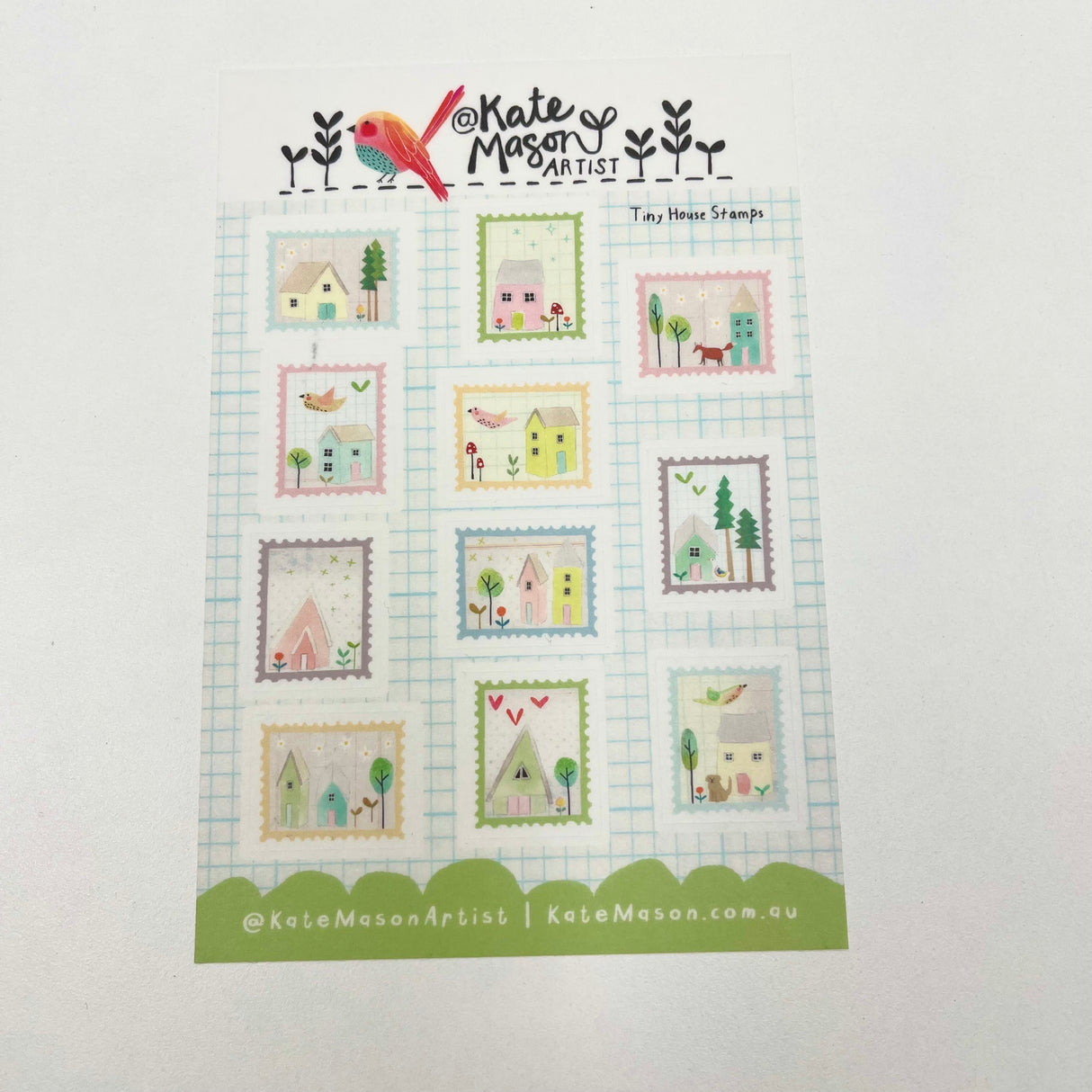 Kate Mason Sticker Sheet - Tiny House Stamps