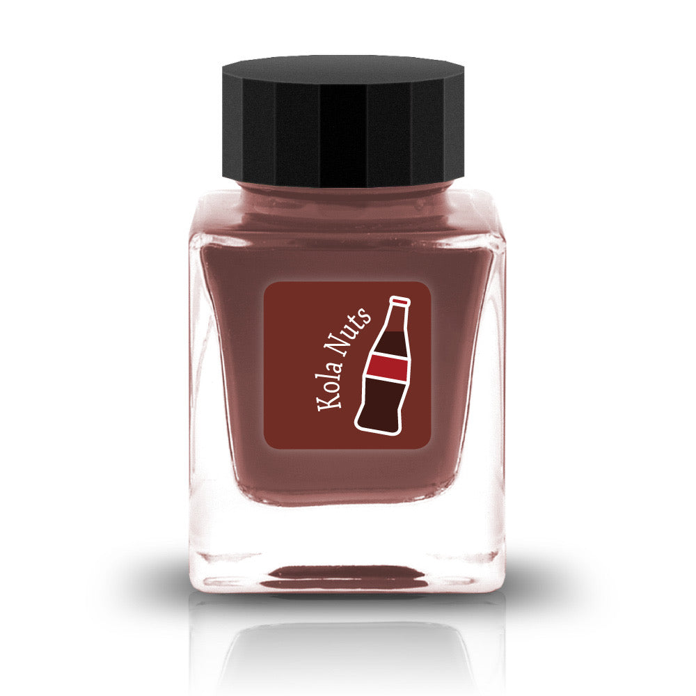 Kola Nuts Ink
The Adult Night Collection is inspired by a fun filled adult night out. Some inks even come with a pleasant scent to enhance your writing experience.
RGB: 112, 45, 37
Maroon
Scented
30 ml
