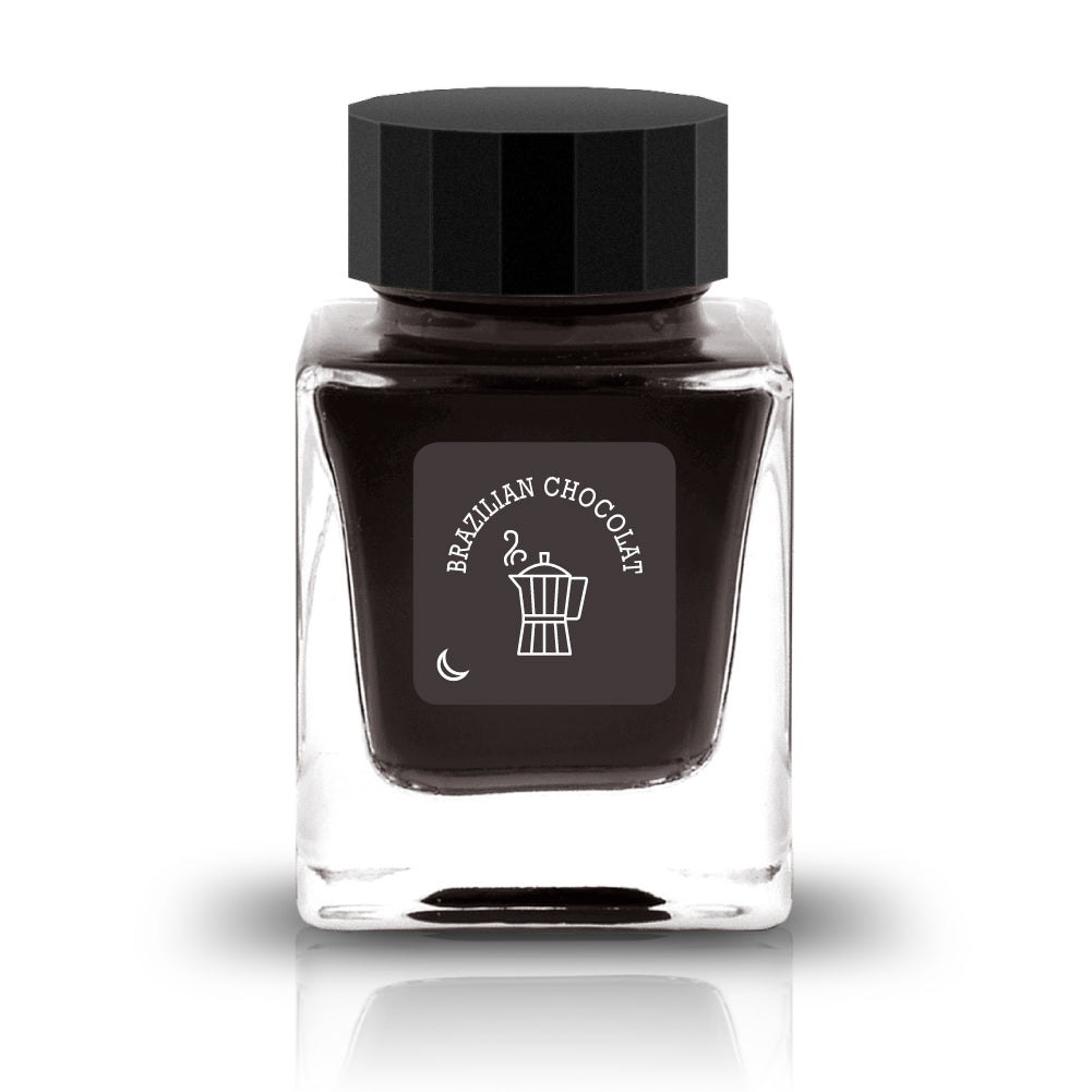 Brazilian Chocolat Ink
The Adult Night Collection is inspired by a fun filled adult night out. Some inks even come with a pleasant scent to enhance your writing experience.
RGB: 65, 57, 58
Grey
Scented
30 ml