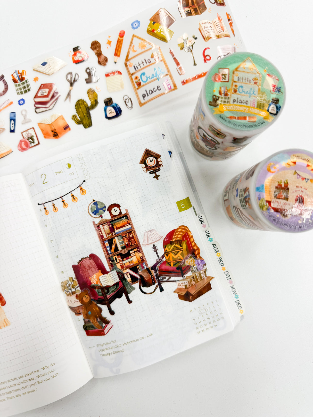 PaperaicaShop x Little Craft Place Pre-cut PET Tape - Stationery Fest