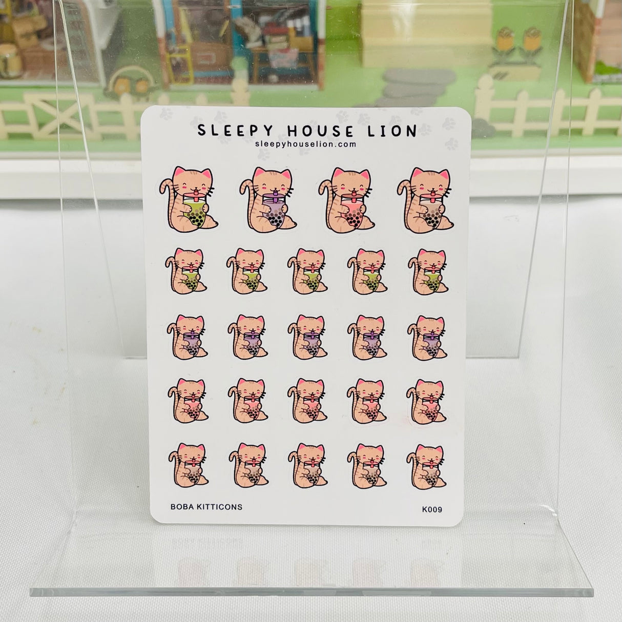 Boba Kitticon Planner Sticker Sheet