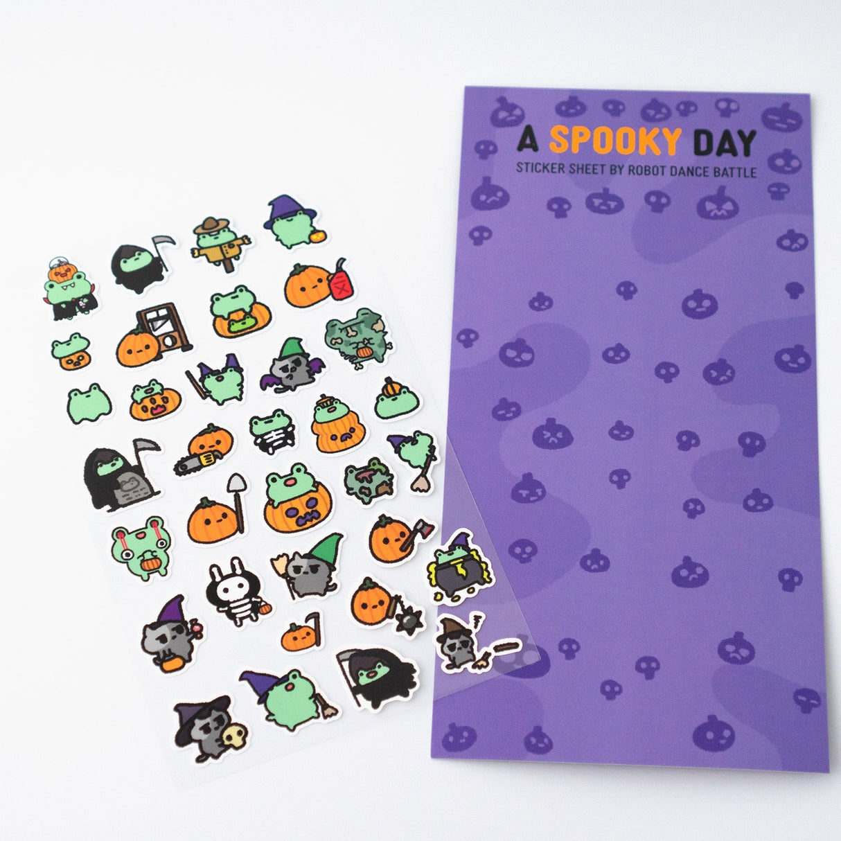 A Spooky Day Planner Sticker Sheet
