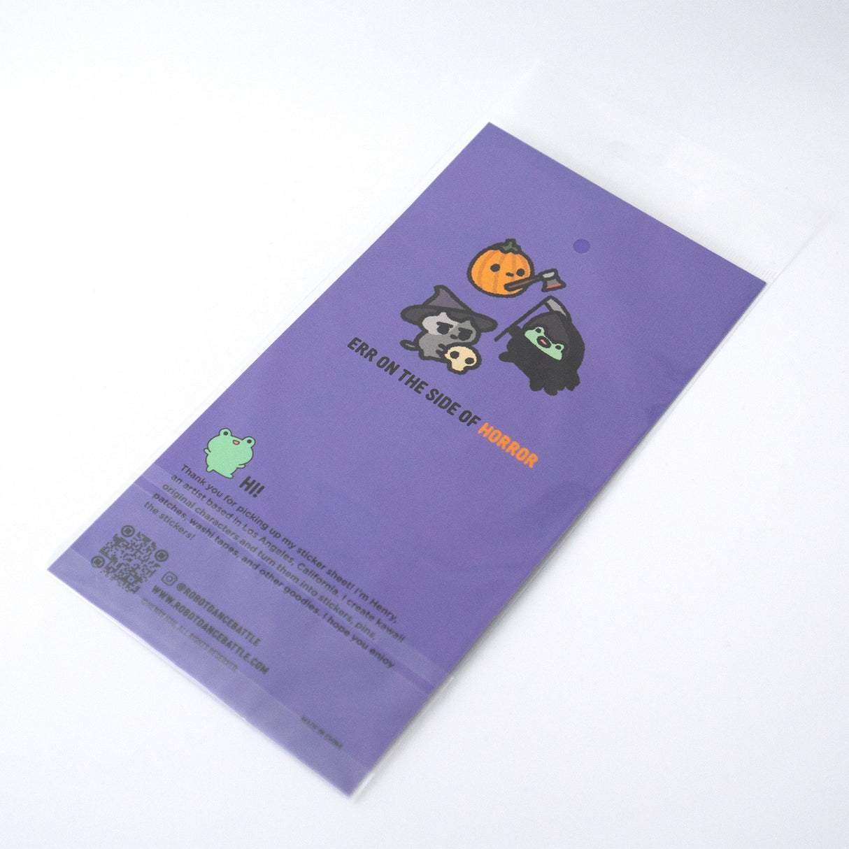 A Spooky Day Planner Sticker Sheet