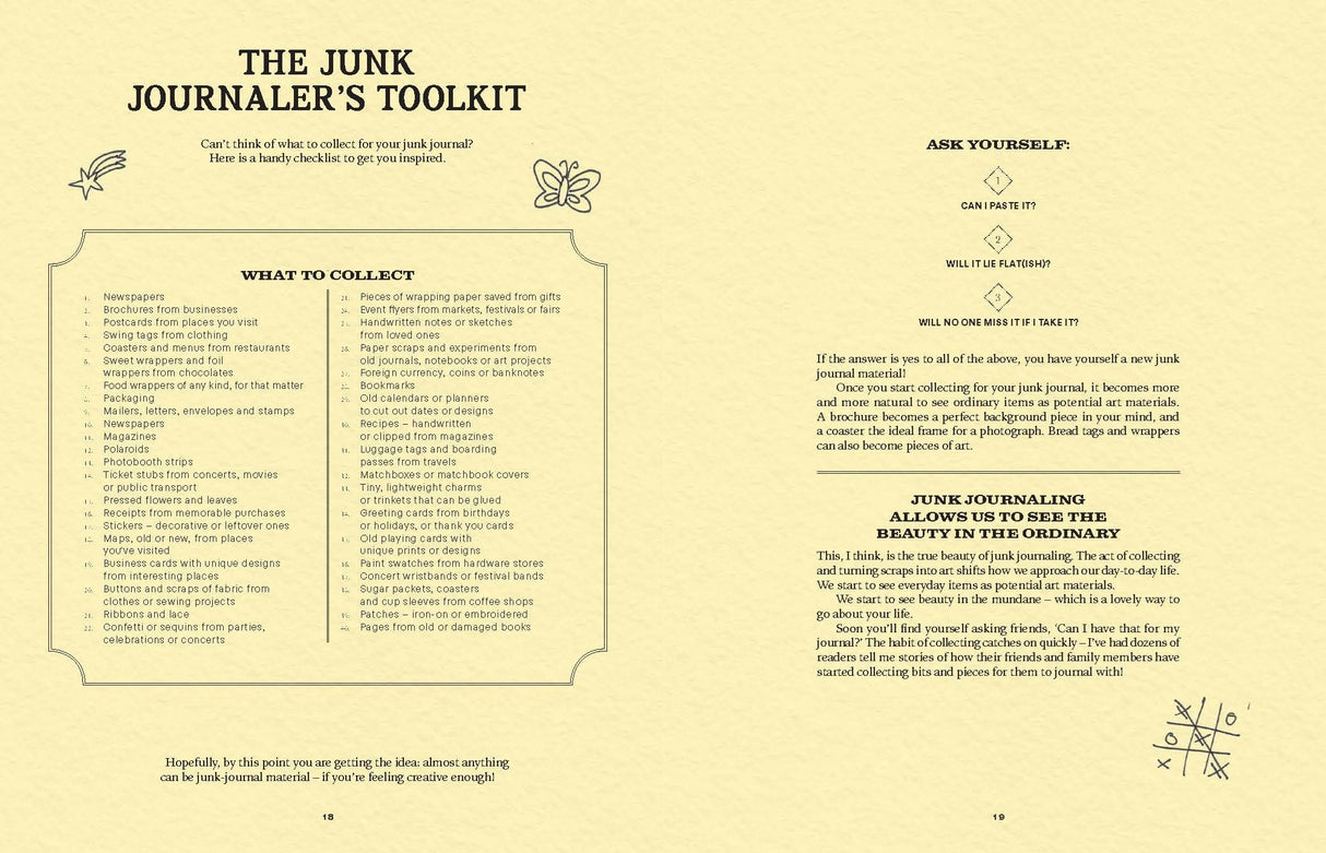 A crafty scrapbooker’s haven – 52 weeks of prompts, creative ideas and inspiration for you to collect your memories in your junk journal with through the year. Using her COLLECT, REFLECT and CREATE framework, Martina's weekly prompts include the sea, friends, my first memory, favorite film, pasta and more. You'll find heaps of fun, original ideas for what to include in your scrapbook, as well as tips on how to brainstorm and source materials.
