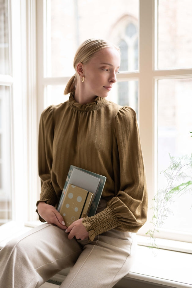 Address Book A6 - Mustard