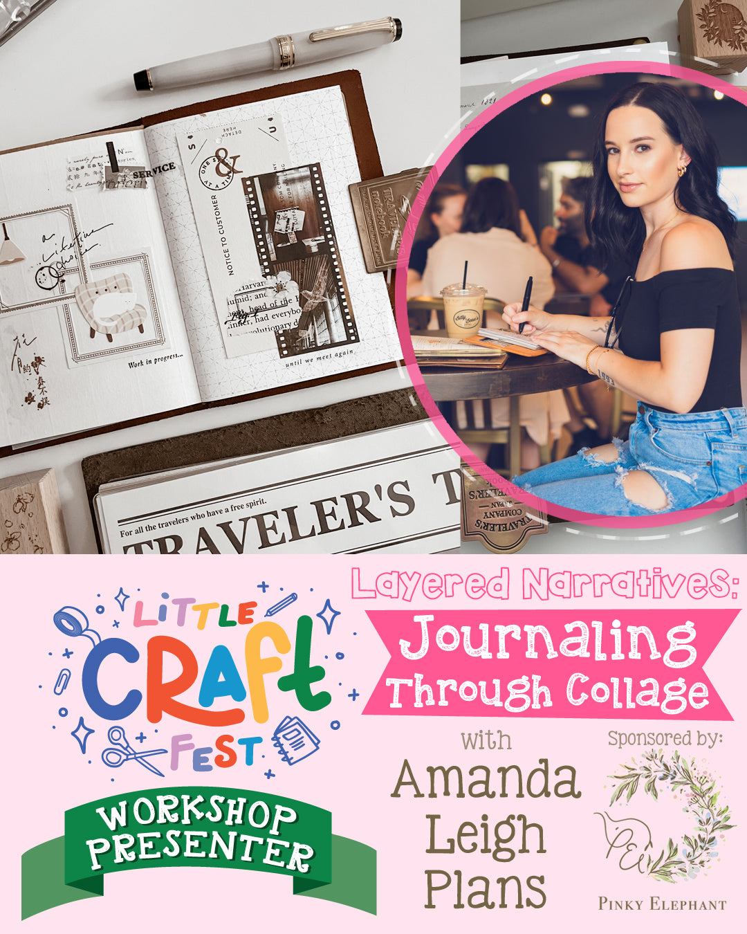 SOLD OUT! Layered Narratives: Journaling Through Collage with Amanda Watts
