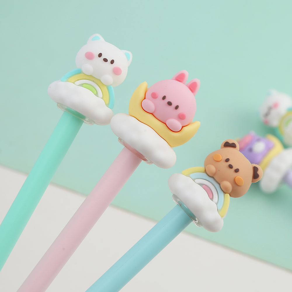 Angel Animals Gel Pen 0.5mm Black Ink