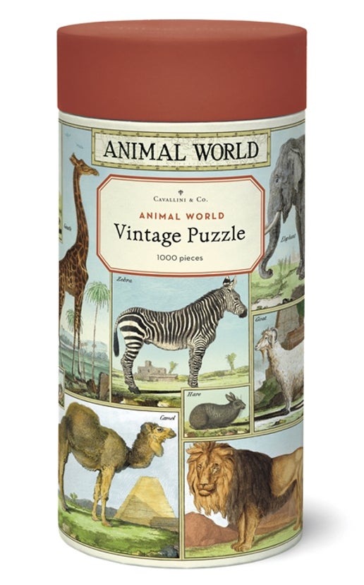 Animal World 1,000 Piece Puzzle Cavallini & Co