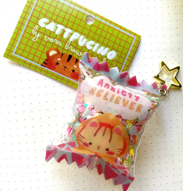 Llavero agitador para aliviar la ansiedad