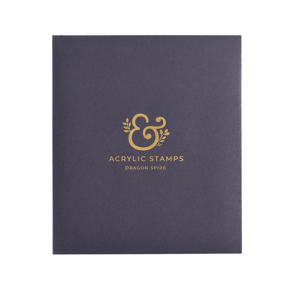 Bring dark fairytale magic to your pages with the Dragon Spire Stamp Set. This detailed clear stamp collection features an enchanting mix of fantasy-inspired designs—perfect for creating dramatic spreads, bookish layouts, and medieval-themed journaling.