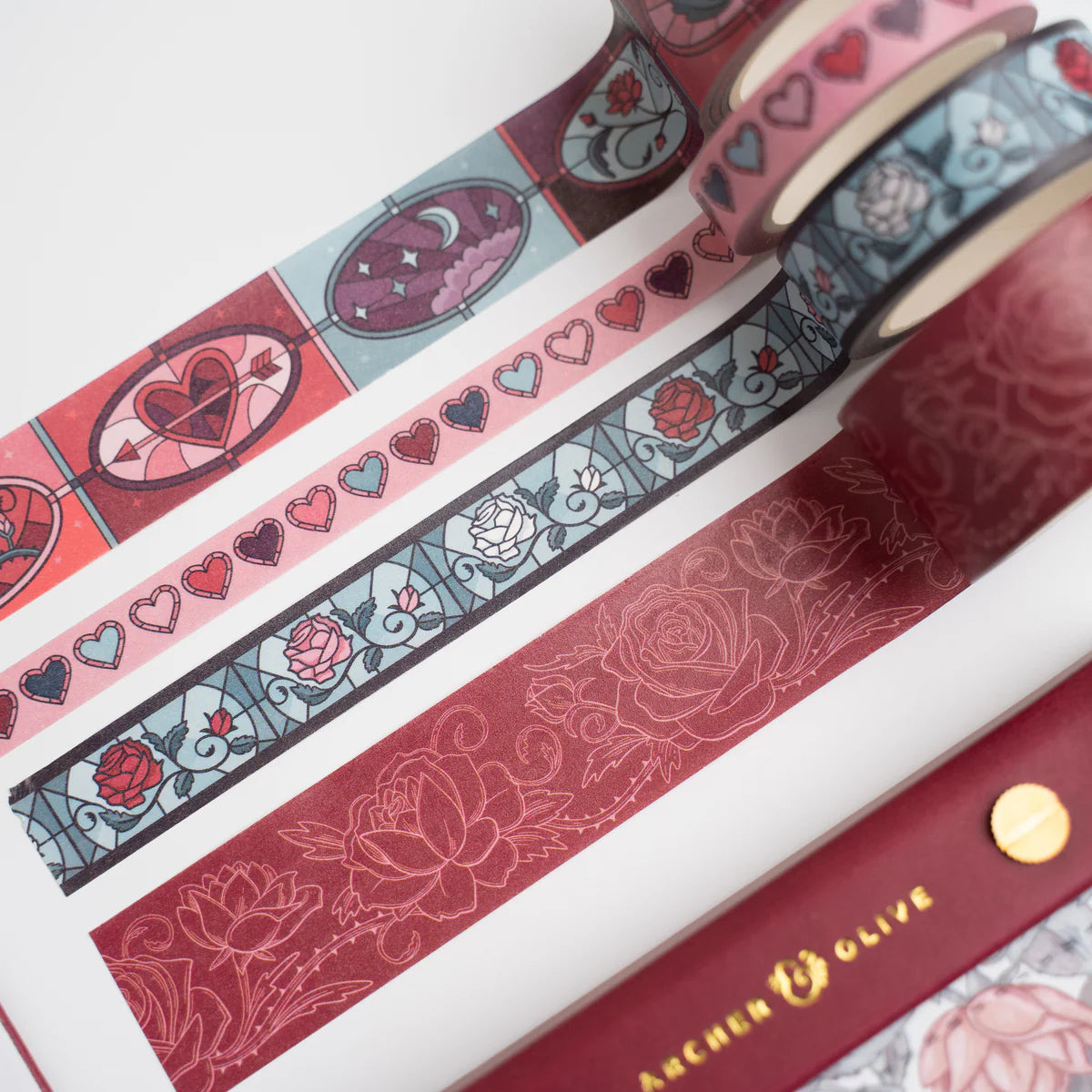 Bold romance meets delicate detail in The Rose and Thorn Valentine’s Box — a curated collection designed to celebrate love in all its forms: soft and strong, sweet and striking. Inspired by timeless florals and vintage storybook charm, this limited-edition box is made for meaningful moments, creative rituals, and heartfelt gifting. Perfect for journaling, letter writing, memory keeping, or gifting to someone special (yourself included), The Rose and Thorn Valentine’s Box is a celebration of creativity.