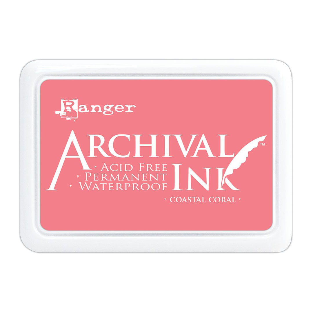 Ranger Archival Ink Pad - Coastal Coral