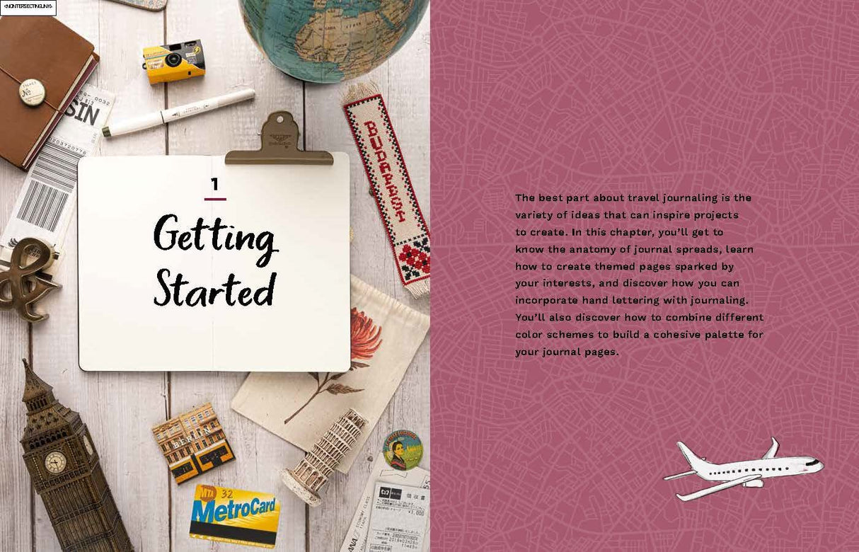 Learn how to create a one-of-a-kind travel journal that documents your adventures using drawing, painting, lettering, ephemera, and more.
Travel journaling is a fun, creative way to record the sights, sounds, smells, and flavors of life on the road. In The Art of the Travel Journal, you’ll find techniques, ideas, and inspiration for creating a lasting record of your travels that you’ll treasure for years to come. No experience is necessary, and you can bring your signature style or develop new ones as you