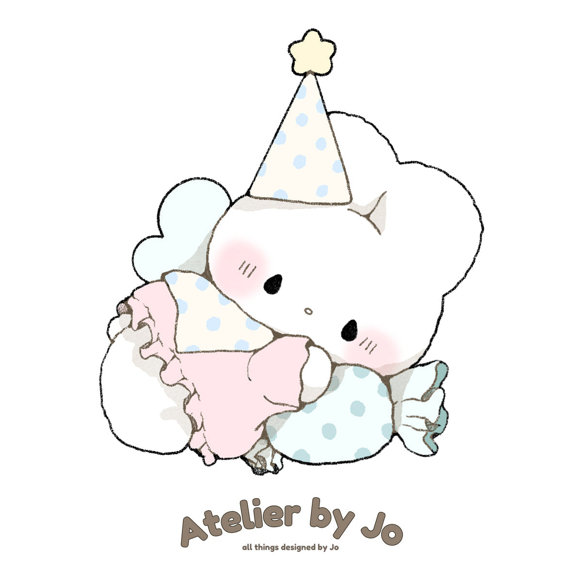 Atelier by Jo is a stationery and lifestyle brand featuring Cotton, Pluto, and friends, with original illustrations by Jo.