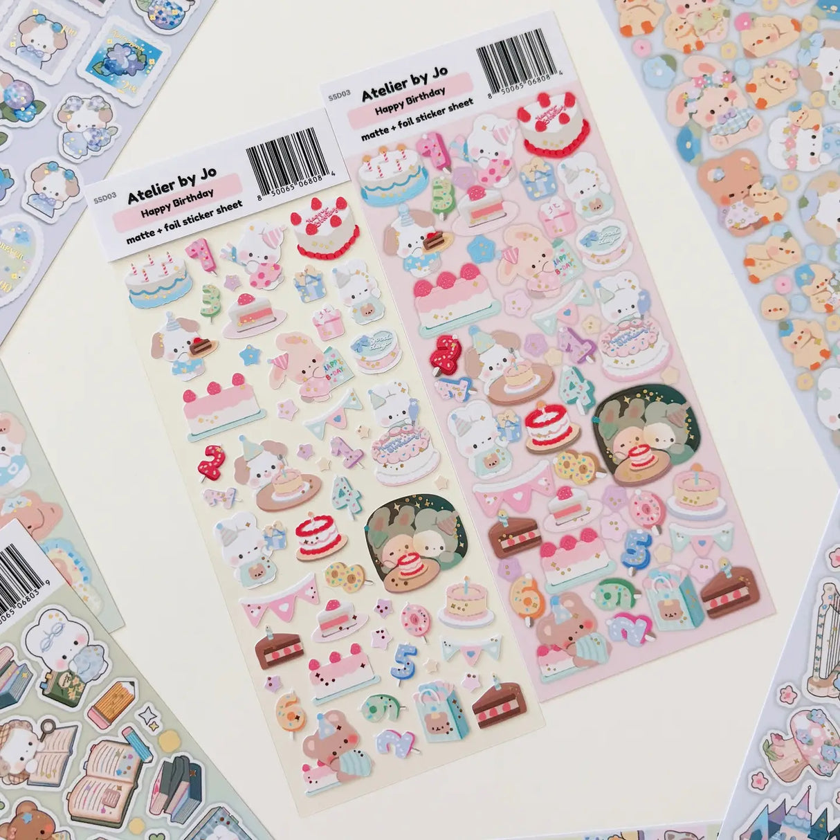Atelier by Jo - Happy Birthday Sticker Sheet