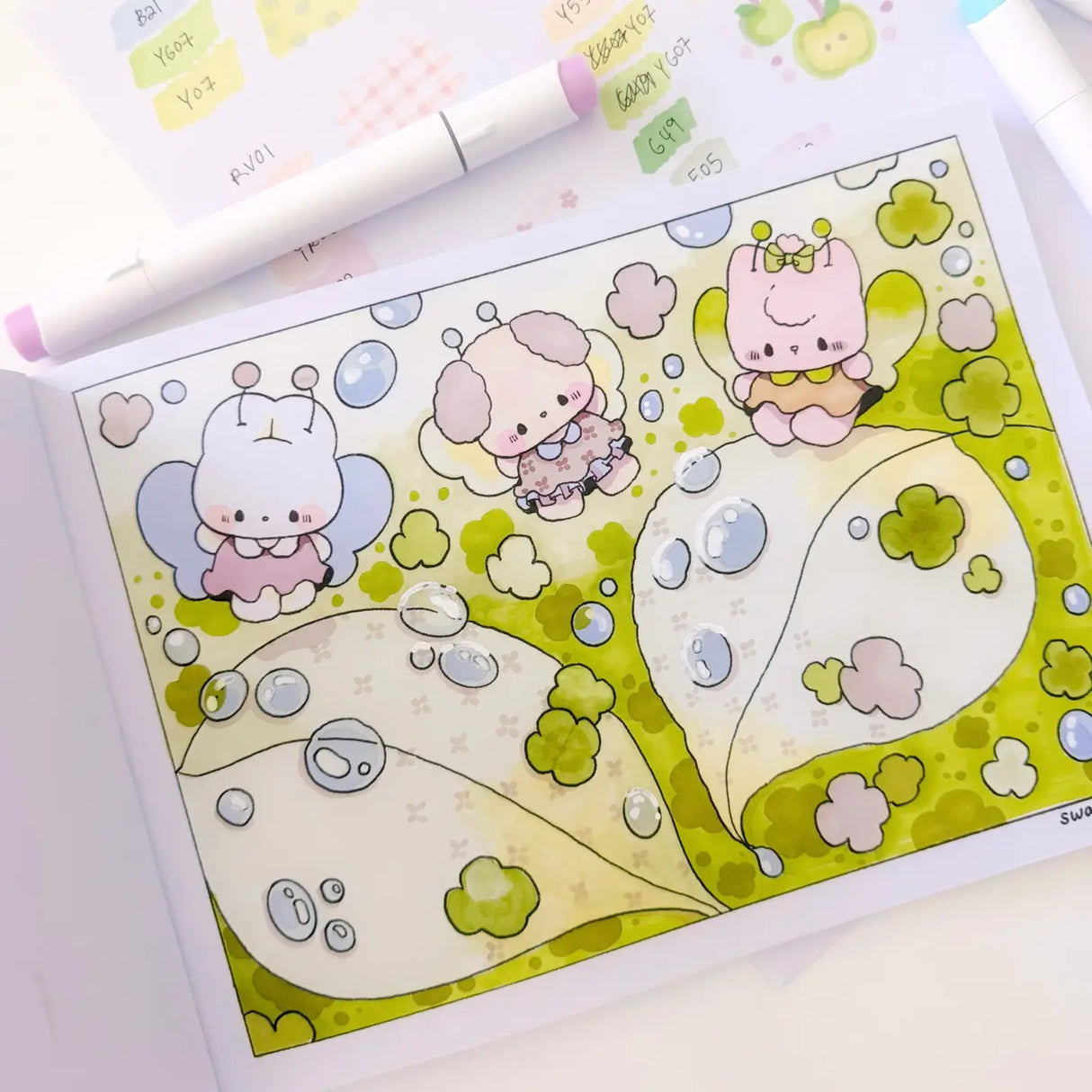 🍓🐞 Drift into a World of Dreamy Days with Coloring Book Vol. 3! 🧵✨
Step into a playful little world stitched together with lucky ladybugs, vintage buttons, gingham bows, and cozy daydreams. Featuring 25 original, full-page illustrations, Dreamy Days Vol. 3 follows Cotton and Pluto through charming kitchens, clover-filled gardens, strawberry picnics, and delightfully kitschy corners overflowing with nostalgic treasures and cheerful details.
Inspired by retro trinkets, handmade keepsakes, and soft countr
