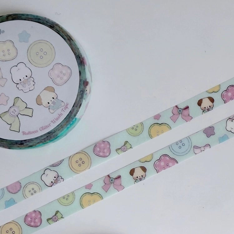 Super thin washi tape for flexible journaling!
Product details:
7mm x 10m
Glitter texture material