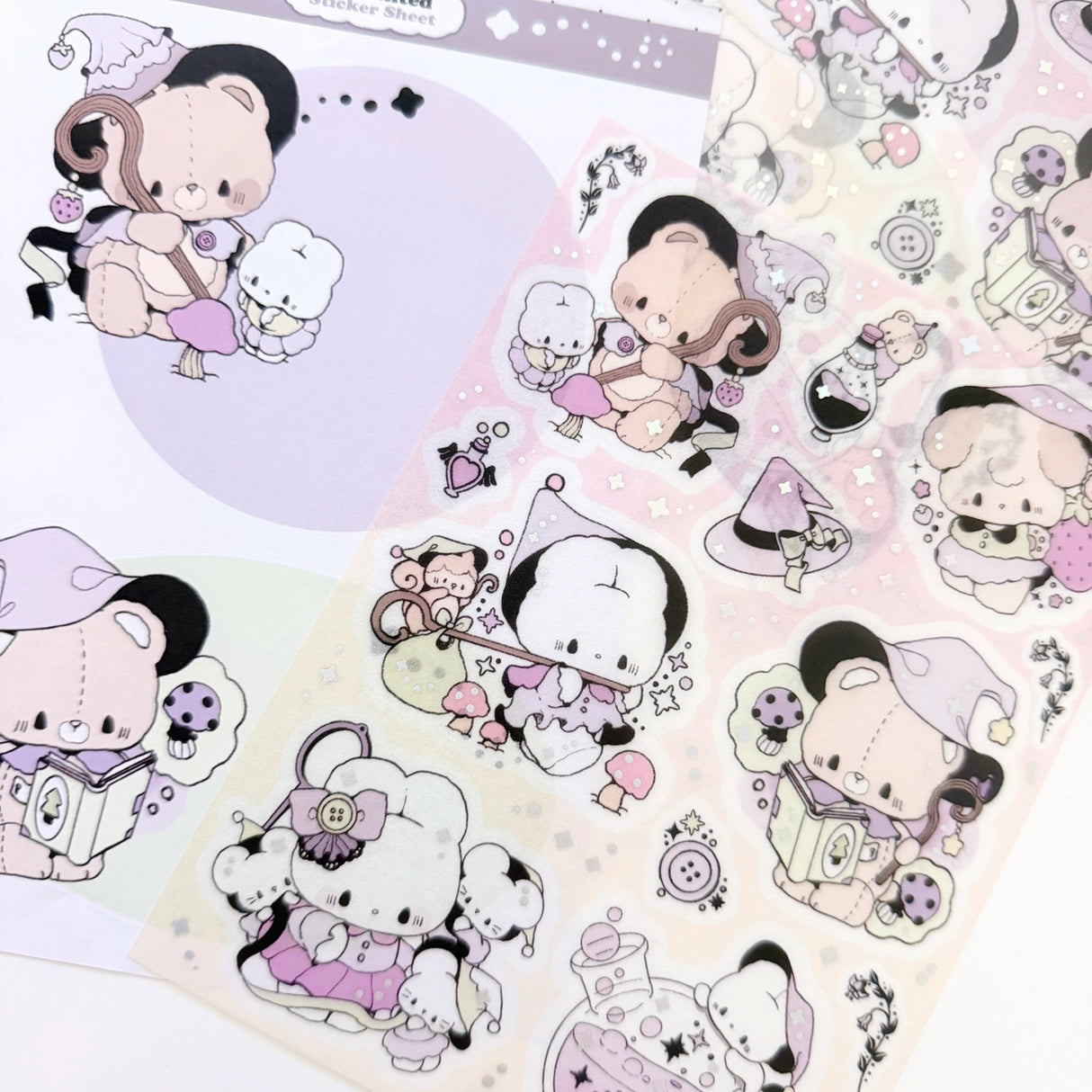 Atelier by Jo Large Washi Sticker Sheet - Enchanted
Introducing larger stickers to be the center of focus in your journal spreads! These detailed, illustrated stickers will add a cozy flair to any journal.