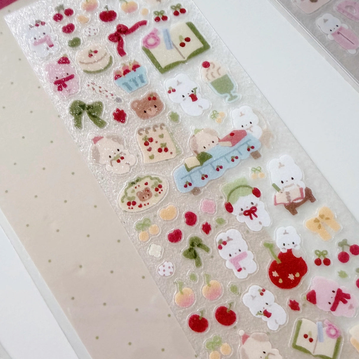 Atelier by Jo Small Sticker Sheet - Red Cherry
Bringing back the nostalgia of tiny deco stickers, these designs are perfect for decorating and filling in small spaces!