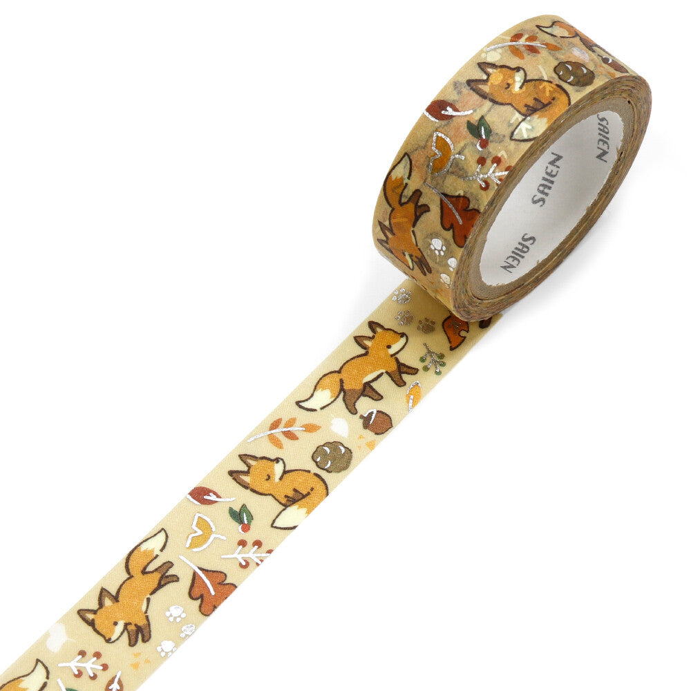 Autumn Fox Washi Tape
