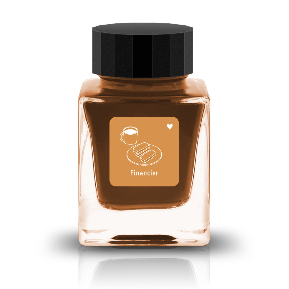 Financier Ink
The Baby Color Collection features pastel colors to add whimsy and softness to your writing. Many colors feature a "U" in the title to reemphasize the soft nature of the colors.
RGB: 215, 174, 77
Orange
30 ml