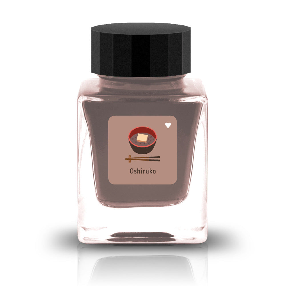 Oshiruko Ink
The Baby Color Collection features pastel colors to add whimsy and softness to your writing. Many colors feature a "U" in the title to reemphasize the soft nature of the colors.
RGB: 180, 142, 128
Brown
30 ml