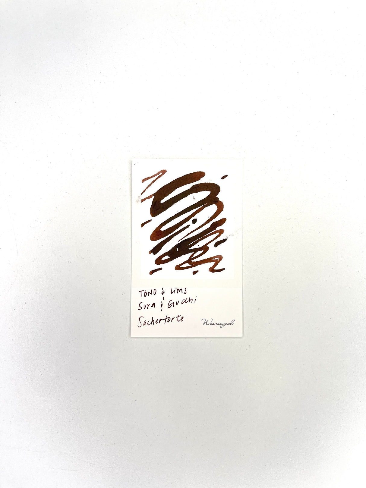 TONO & LIMS Sura & Gucchi すらのドイツ紀行 01 Sachertorte Ink