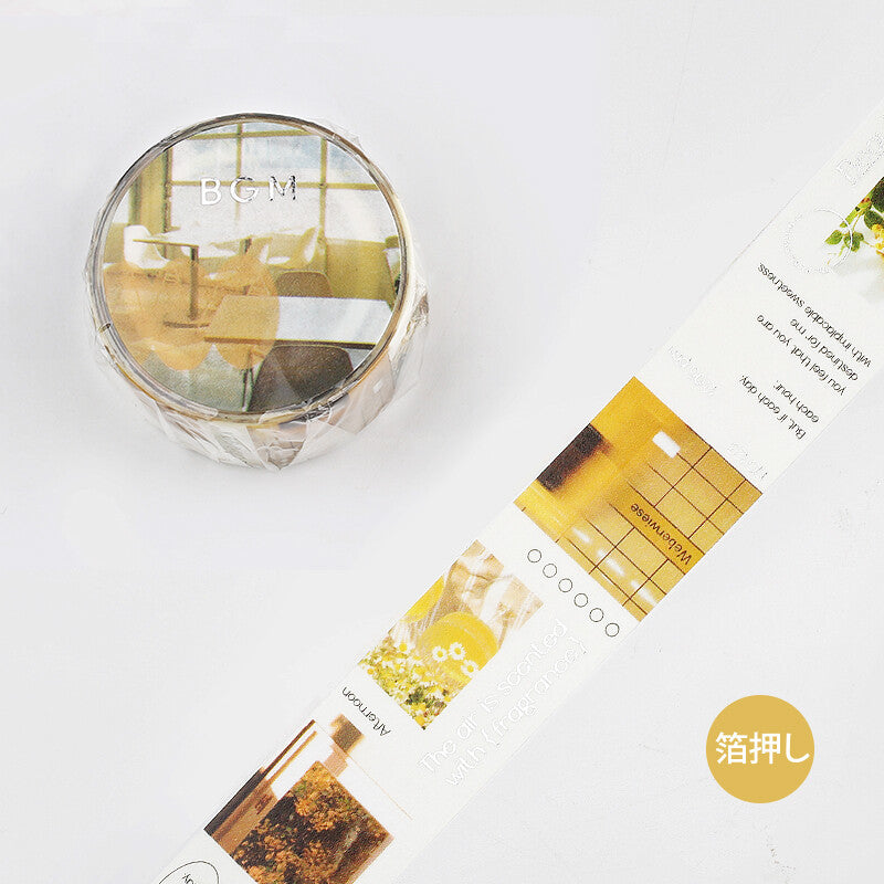 Cinta washi amarilla de Color City