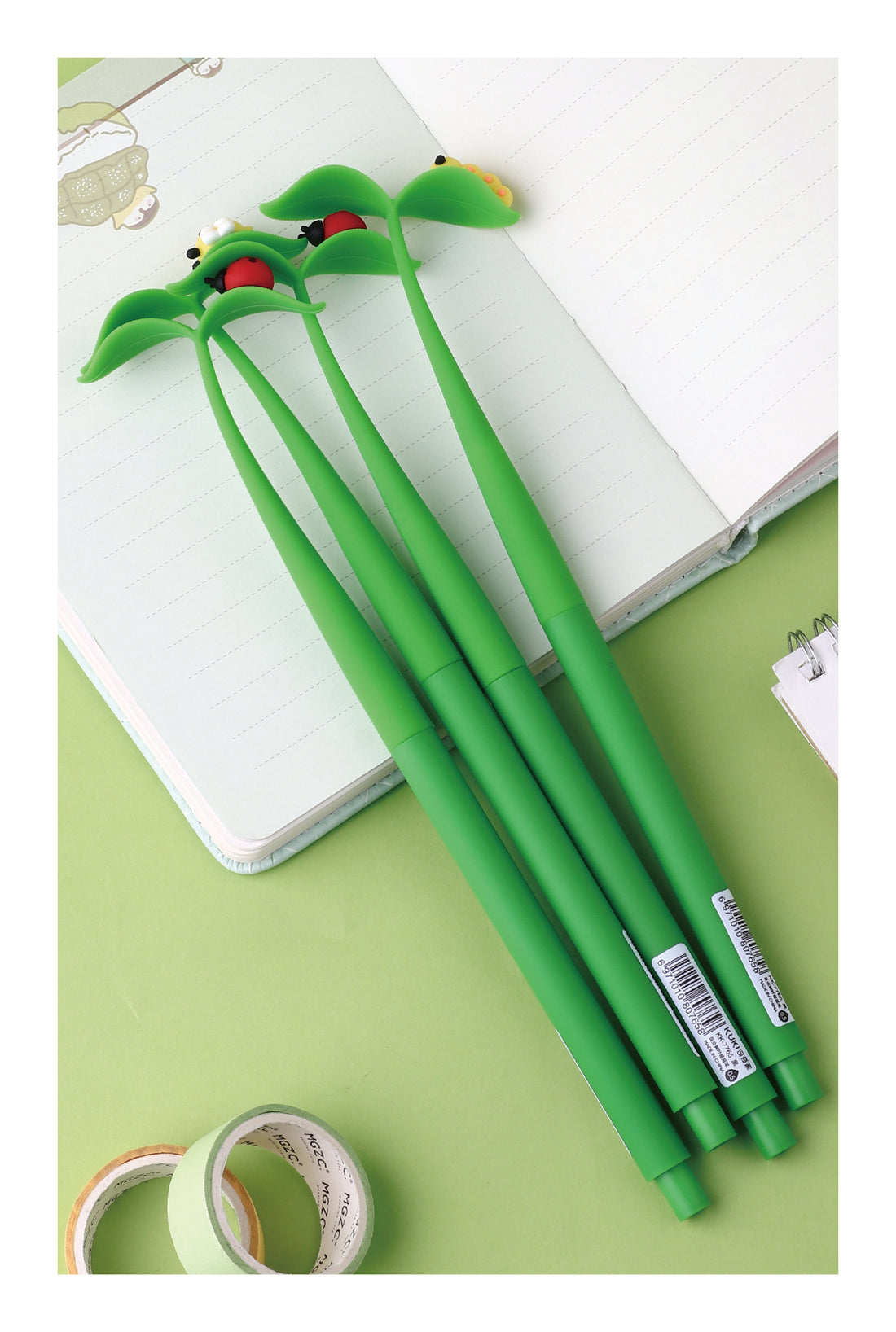 Bug on Leave Wiggle Gel Pen