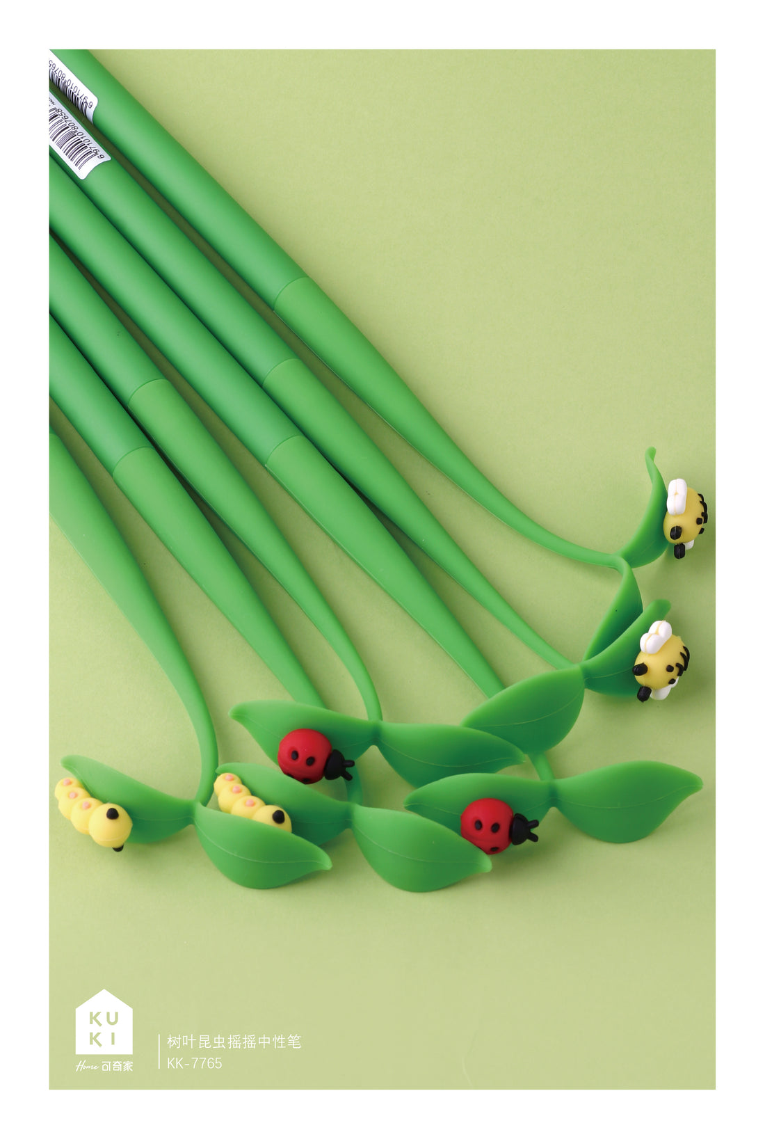 Bug on Leave Wiggle Gel Pen