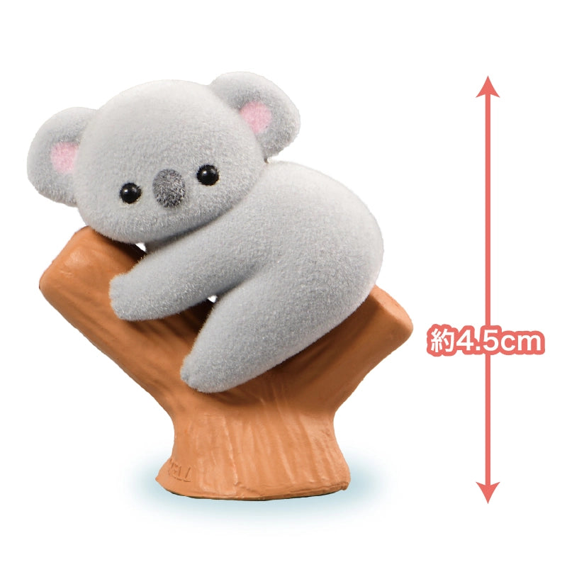 Introducing a brand new flocked figure series: Baby Koala! These gentle and sleepy koalas cling adorably to their tree branches and bring a sense of calm and cuteness wherever they go. Made with soft flocked material, they’re perfect as a collectible or display item. 🍼