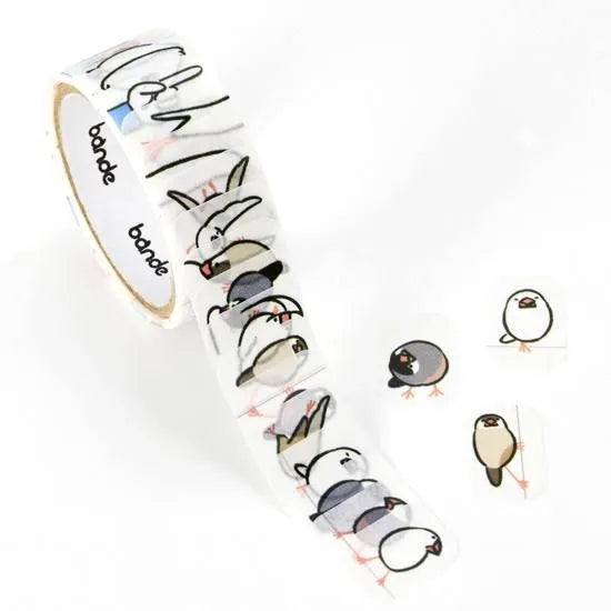 In the place where the people who live in that notebook live, a large number of animals gather! Flying, swelling, spreading, screaming, fighting, becoming a mochi...
Mr. Hirasawa, who lives with a buncho, is full of irresistible expressions and poses for
buncho lovers. Not only the borders of notebooks and calendars, but also Ningen's fingers can be stopped. You can enjoy the dream life of a literary bird
Product size: Roll sticker Height 15mm x Width 11 mm
Pattern types: 26 patterns
Number of sheets: 150