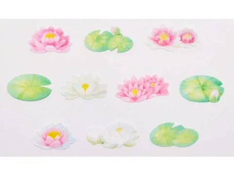 Bande Washi Tape Water Lily Sticker Roll