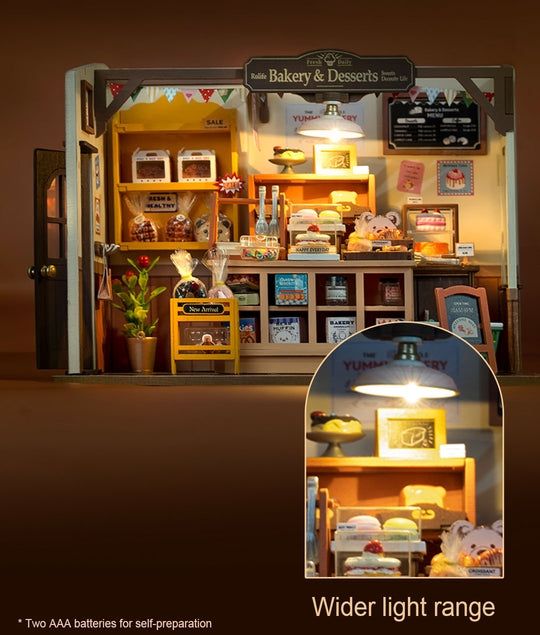 Kit de casa en miniatura para hacer tú mismo de Becka's Baking House