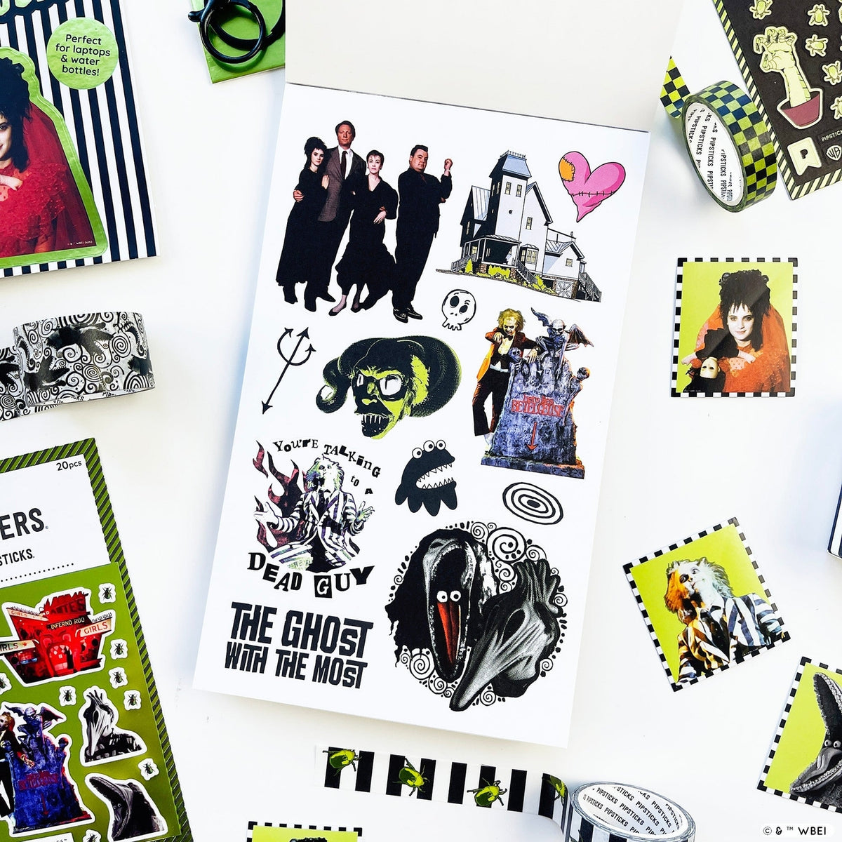 Pipsticks - Beetlejuice Junk Journal Sticker Book