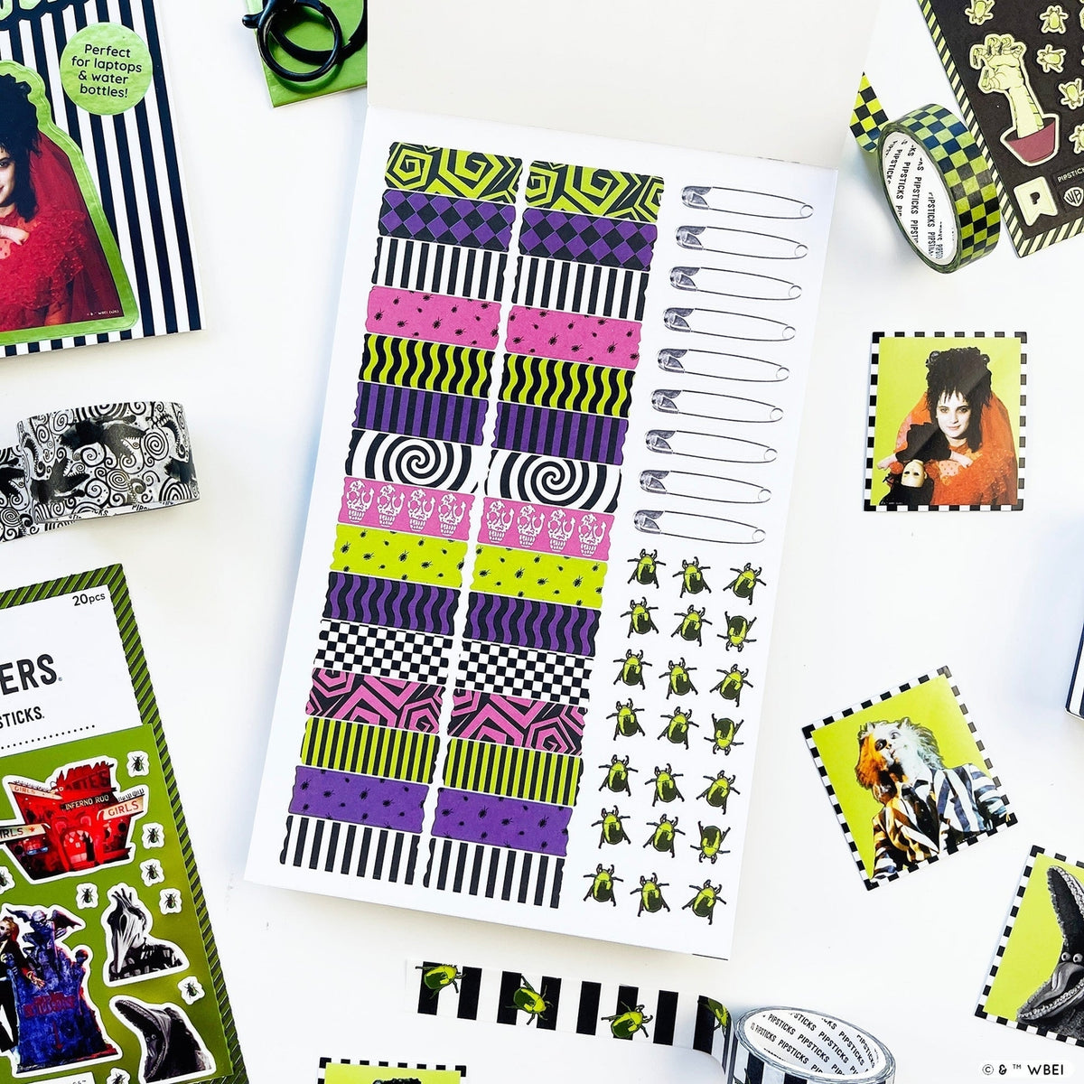 Pipsticks - Beetlejuice Junk Journal Sticker Book
