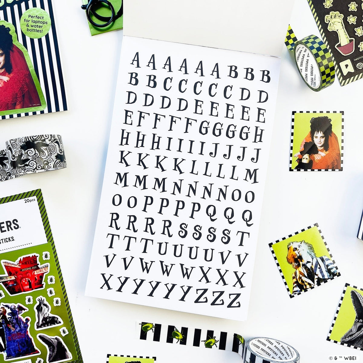 Pipsticks - Beetlejuice Junk Journal Sticker Book