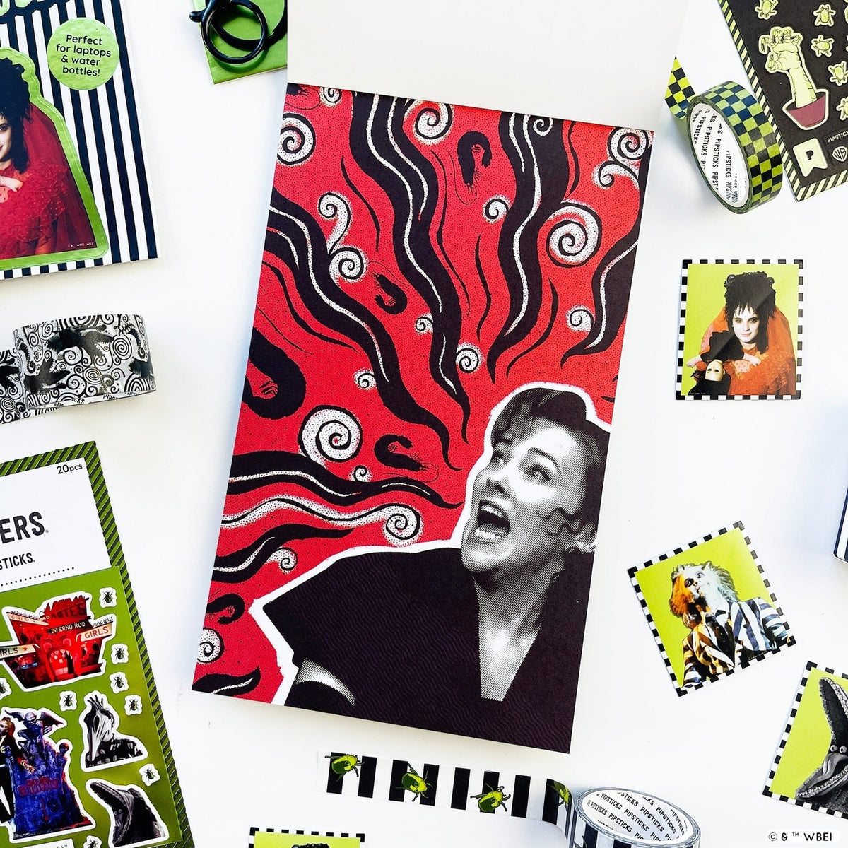 Pipsticks - Beetlejuice Junk Journal Sticker Book