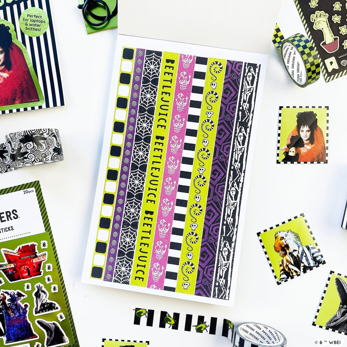 Pipsticks - Beetlejuice Junk Journal Sticker Book