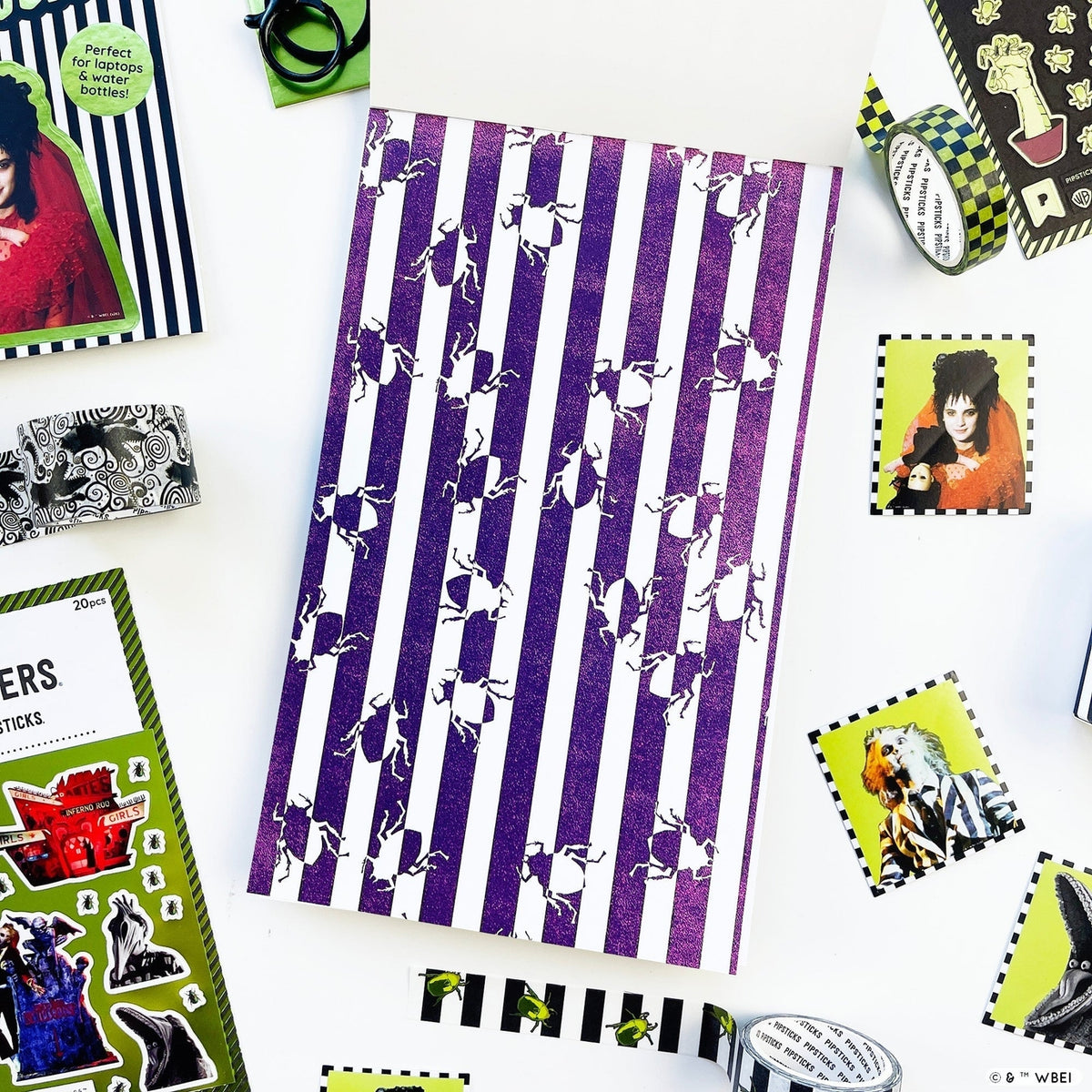 Pipsticks - Beetlejuice Junk Journal Sticker Book