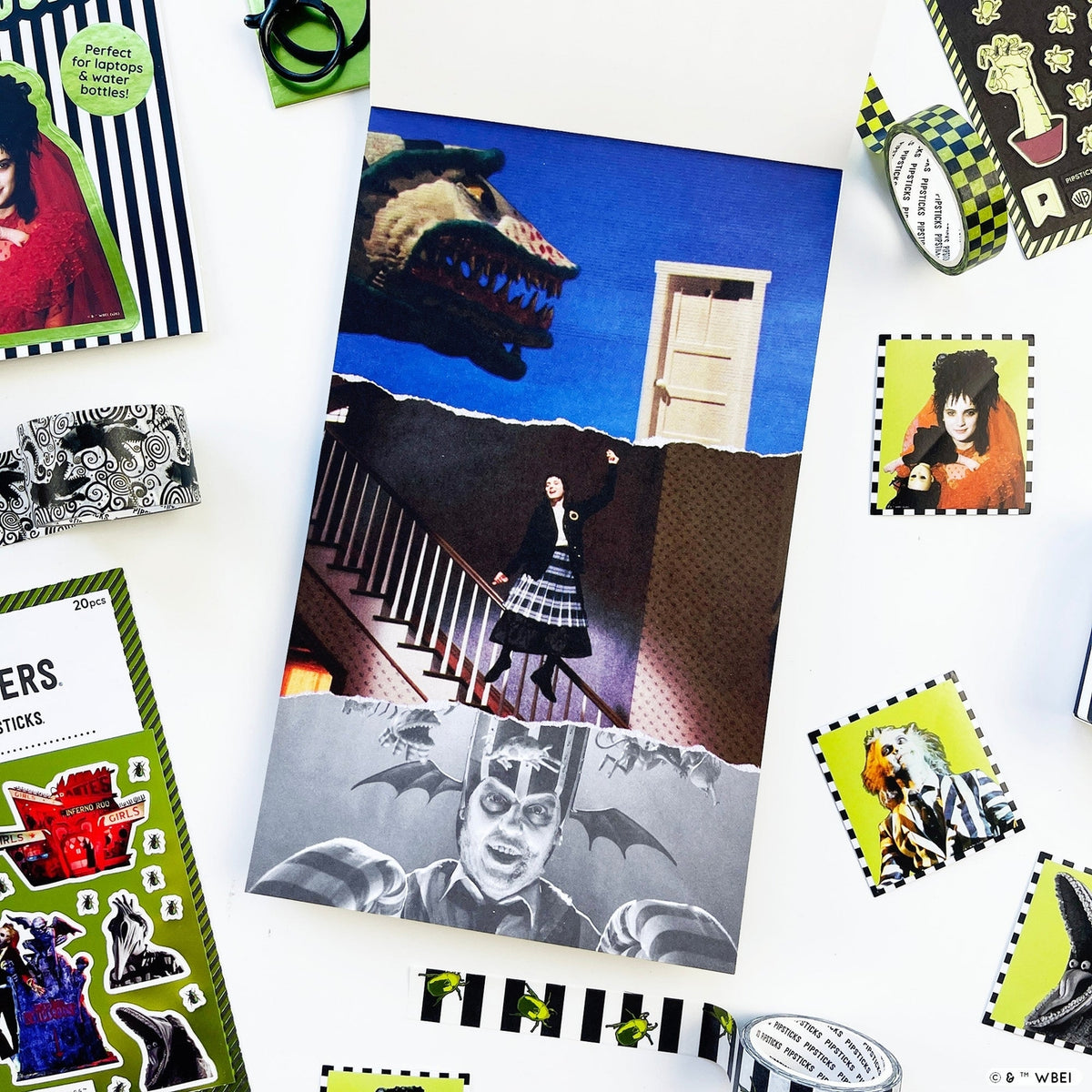 Pipsticks - Beetlejuice Junk Journal Sticker Book