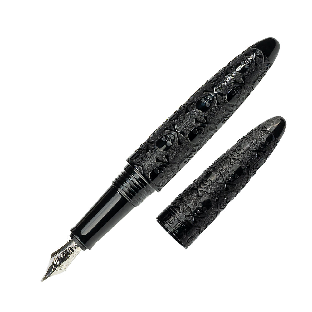 BENU Minima Fountain Pen - Classic Black Skull